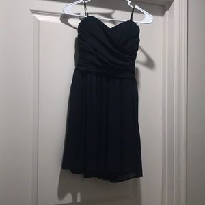 Navy blue cocktail dress